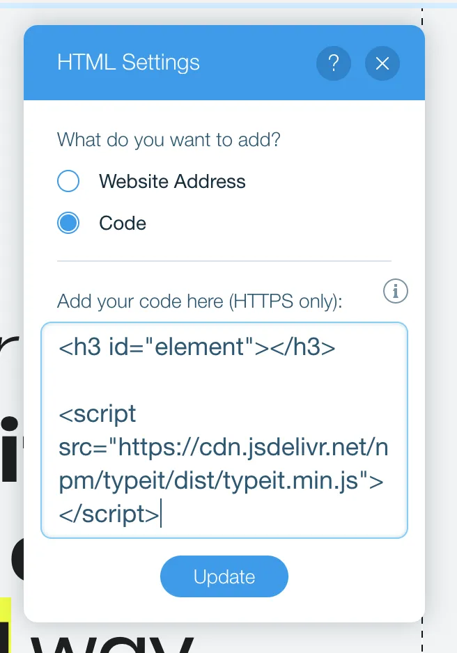 HTML Embed Code